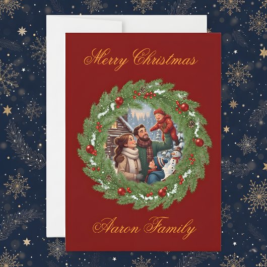 Merry Christmas From Our Family to Yours! Photo Gr 招待状