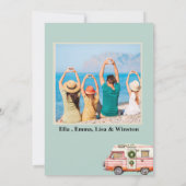 Merry Christmas from Paradise Photo Christmas Card カード (裏面)