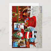 Merry Christmas from Santa サンキューカード (正面/裏面)