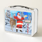 Merry Christmas from Santa メタルランチボックス (裏面)