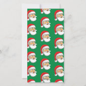 Merry Christmas from Santa Claus シーズンカード (裏面)