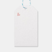 Merry Christmas From Santa Claus NAME  ギフトタグ (裏面)