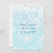 Merry Christmas from Santa Flat Christmas Card カード (裏面)