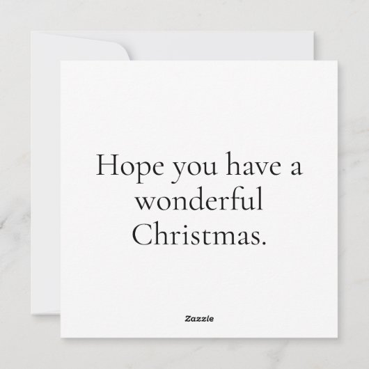 Merry Christmas From, Santa's Workshop シーズンカード (裏面)