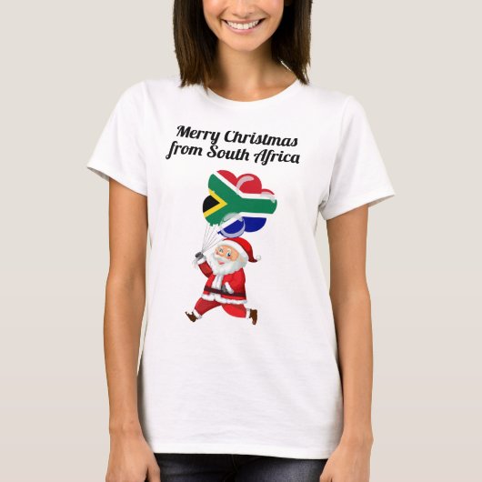Merry Christmas from South Africa Tシャツ (正面)