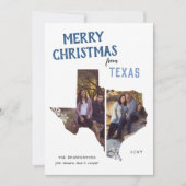 Merry Christmas from Texas We've Moved シーズンカード (正面)