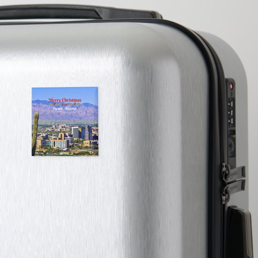 Merry Christmas from Tucson, Arizona, マグネット (インサイチュ (スーツケース))