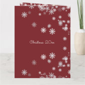 Merry Christmas from (your family) カード (裏面)