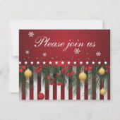 Merry Christmas from (your family) 招待状 (正面)