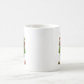 Merry Christmas Funny Bald Eagle Lover Xmas Lights コーヒーマグカップ (中央)