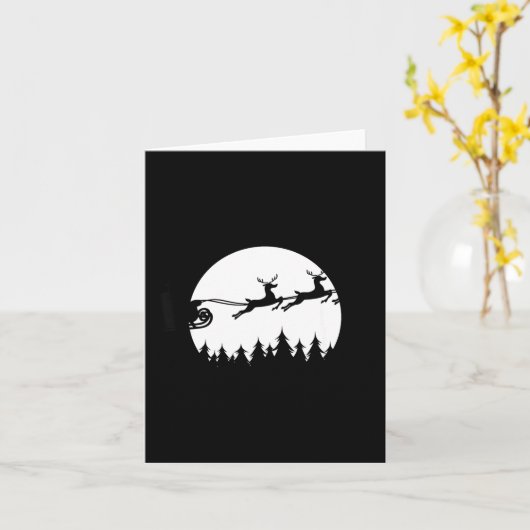 Merry Christmas Funny Quote For Xmas Lovers  カード (黄色い花)