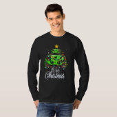 Merry Christmas Game Controller Tree Kid Adult Lig Tシャツ (正面フル)