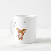 Merry Christmas Gazelle Mug コーヒーマグカップ (正面左)