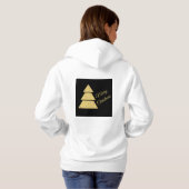 Merry Christmas Geometric Tree Hoodie パーカ (裏面フル)