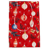 Merry Christmas Gift Bag ミディアムペーパーバッグ (正面)