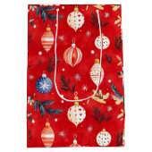 Merry Christmas Gift Bag ミディアムペーパーバッグ (裏面)