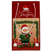 merry christmas gift bags スモールペーパーバッグ (裏面)