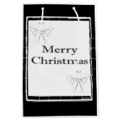 Merry Christmas Gift Bags ミディアムペーパーバッグ (正面)