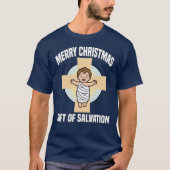 MERRY CHRISTMAS GIFT OF SALVATION Ba gift Tシャツ (正面)