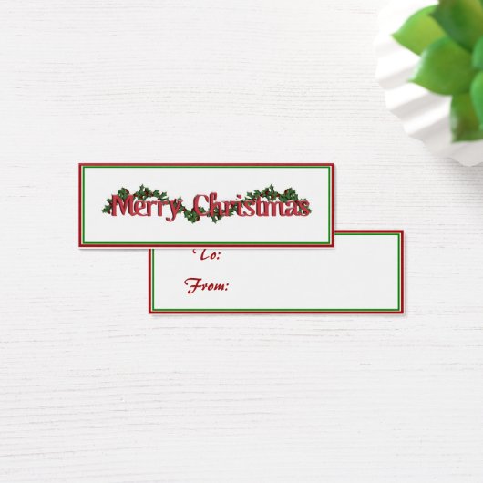 Merry Christmas Gift Tags (デスク)