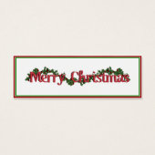 Merry Christmas Gift Tags (正面)