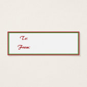 Merry Christmas Gift Tags (裏面)