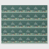 Merry Christmas Gift Wrapping Paper ラッピングペーパー (フラット)