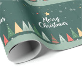 Merry Christmas Gift Wrapping Paper ラッピングペーパー (ロールコーナー)