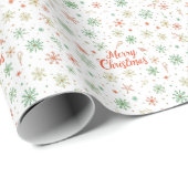 Merry Christmas Gift Wrapping Paper ラッピングペーパー (ロールコーナー)