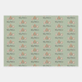 Merry Christmas Gingerbread Cookies  ラッピングペーパーシート (正面3)