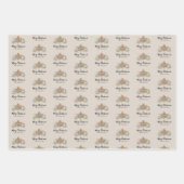 Merry Christmas Gingerbread Cookies ラッピングペーパーシート (正面2)