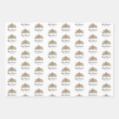 Merry Christmas Gingerbread Cookies ラッピングペーパーシート (正面)