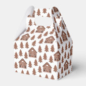 Merry Christmas Gingerbread House & Trees フェイバーボックス (裏面サイド)