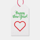 Merry Christmas, GingerBread man, Pixel Art ギフトタグ (裏面)