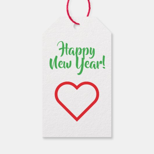 Merry Christmas, GingerBread man, Pixel Art ギフトタグ (裏面)