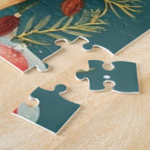 Merry Christmas Giraffe ジグソーパズル (側面)