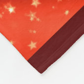 Merry Christmas, glisten and sparkle フリースブランケット (角)