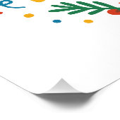 Merry Christmas Glossy Poster ポスター (コーナー)