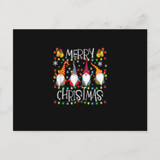 Merry Christmas Gnome Matching Family Party Pajama ポストカード