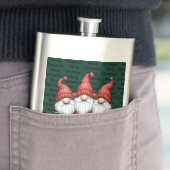 Merry Christmas Gnomes in Truck フラスク (インサイチュ)