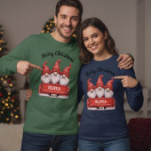 Merry Christmas Gnomes in Truck Tシャツ