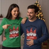 Merry Christmas Gnomes in Truck Tシャツ