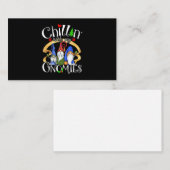 Merry Christmas Gnomes Old Gnome 名刺 (正面/裏面)