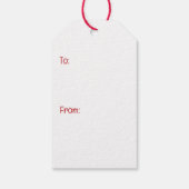 Merry Christmas Goldendoodle Dog ギフトタグ (裏面)