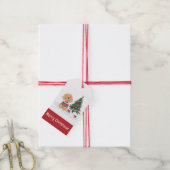 Merry Christmas Goldendoodle Dog ギフトタグ (より糸付き)