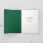 Merry Christmas Granddaughter Bernedoodle Dog  シーズンカード (内部)