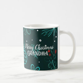 Merry Christmas Grandma コーヒーマグカップ