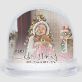 Merry Christmas Grandma and Grandpa Photos Custom (裏面)