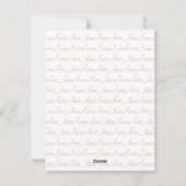 Merry Christmas Grandma & Grandpa Custom Name Card シーズンカード (裏面)