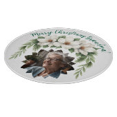 Merry Christmas Grandma Photo Holiday Gift カッティングボード (角)